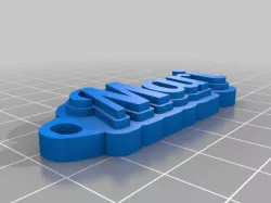 My Customized Multiline Tag or Keychain