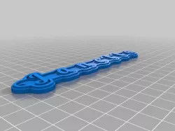 My Customized Multiline Tag or Keychain