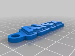 My Customized Multiline Tag or Keychain