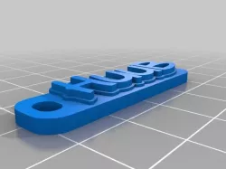 My Customized Multiline Tag or Keychain - HUUB