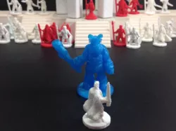Noble Hero and Elder Hill Troll (18mm scale)
