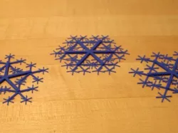 Parameteric Snow Flakes by CraftML
