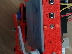 Plot clock&weather station, button enabled