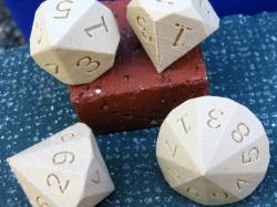 Pseudo 5 and 9 Sided Dice