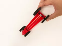 Rubber Band-Powered Car