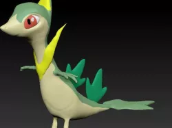 Servine Pokèmon Fan Made Toy