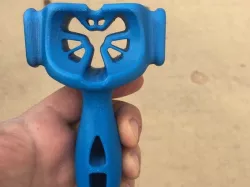 SlotBow with rambone handle slingshot