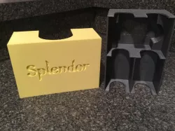 Splendor game organizer with support for promo noble tiles