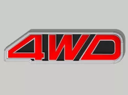 Subaru 4WD Badge