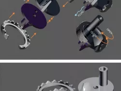 Too simple low res gate valve for liquids and stuff