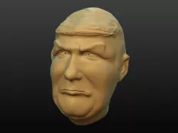 Trump with Comb-over