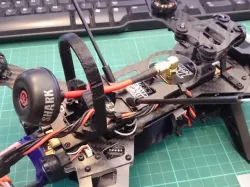 Walkera Runner 250 - Receiver / Antenna guard ( Require a Right Angle Crimp RF Adapter )