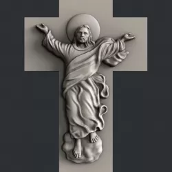 3d STL models for CNC cross 13 3D model