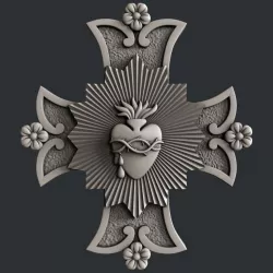 3d STL models for CNC  cross  3D model
