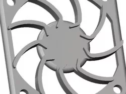 80mm fan grill