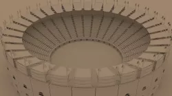 A simple gladiator war zone 3D model