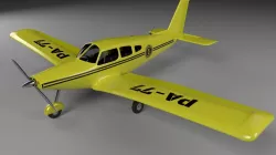 Airplane Piper 3D model
