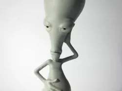 Alien figurine
