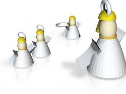 angel jewellery set 3d models 【 STLFinder