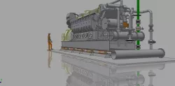Assentamento Elástico Turbo Gerador