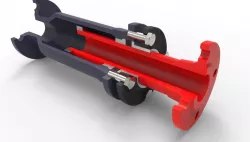 Axial pipe compensator
