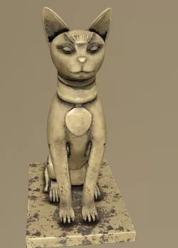 Bastet Low-poly  3D model