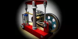 Beam engine with centrifugal pump