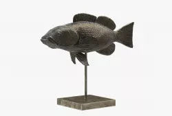Bronze Sculpture of Mycteroperca 3D Model PBR Vray Low-poly  3D model