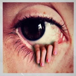 Canvas Art Horror Eye Low-poly  3D model