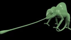 chameleon 3D model