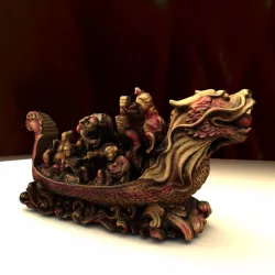 Chinese dragon bost 3D model
