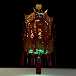 Chinese Palace Lantern 3D model