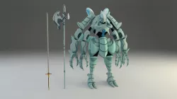 Cocytus overlord Low-poly  3D model