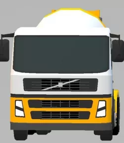 Concrete Mixer Low-poly  3D model
