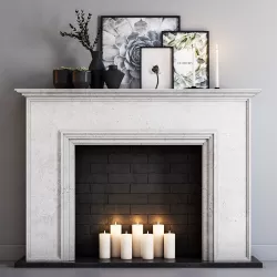Decorative fireplace 3D model