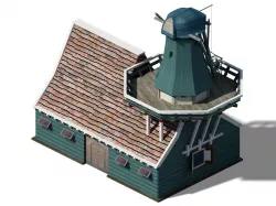 Different dimension - building - big windmill 02 3D model