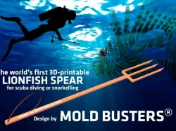 Dive Spear for LionFish Hunting 3D Printable
