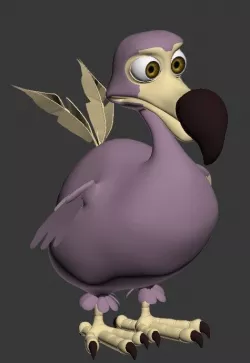 Dodo bird model Low-poly  3D model