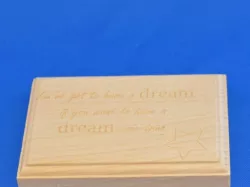Dream Quote Engraving