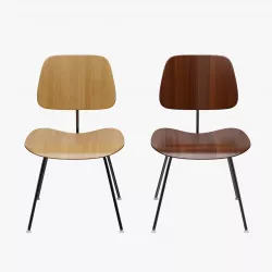 Eames DCM Dining Metal Chair 3D model