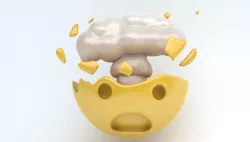 EMOJI explosion Low-poly  3D model