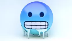 EMOJI freezing Low-poly  3D model
