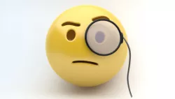 EMOJI monocle Low-poly  3D model