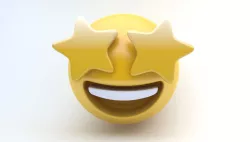 EMOJI STARS Low-poly  3D model