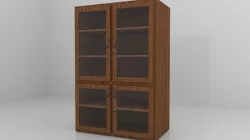 File Cabinet Low-poly  3D model