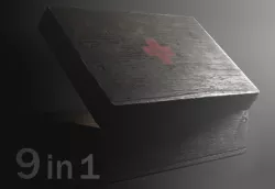 first aid kit Low-poly  3D model