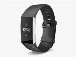Fitbit Charge 3 Black 3D model