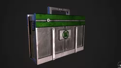 FPS Ammo Crate Low-poly  3D model