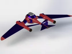 Futuristic plane