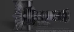 Gas Turbine (PW Trent 1000)